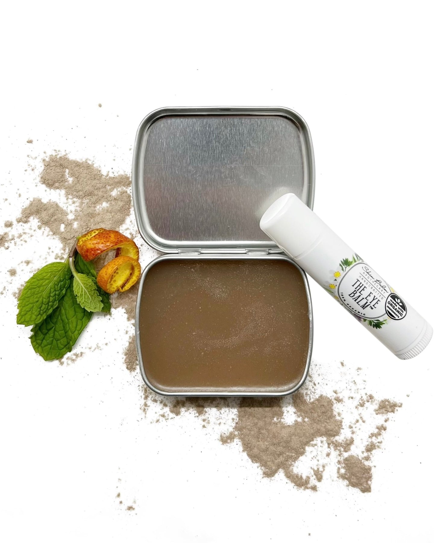 Brow Styling Wax & Clay with The Eye Balm™ against a white background.